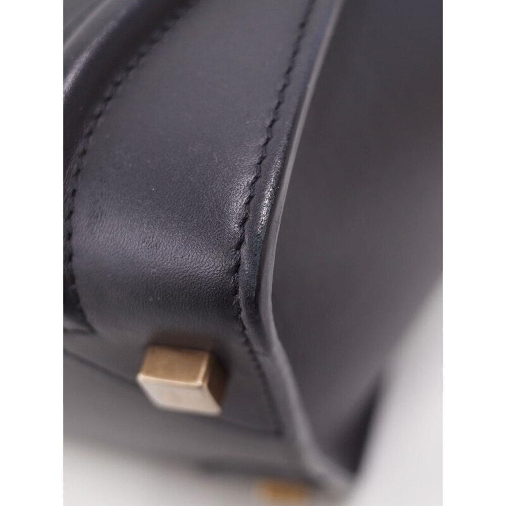 Celine Shopper Tote Shoulder Leather Calfskin Handbag - Picture 4 of 9